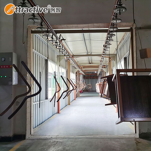 桌子涂装生产线 自动化设备制造厂家 吊挂喷涂流水线